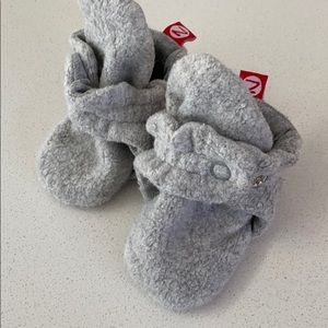 Zutano Fleece Baby Booties 0-3Months